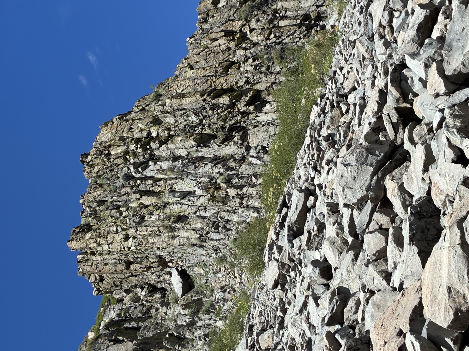 The columnar jointing I saw.