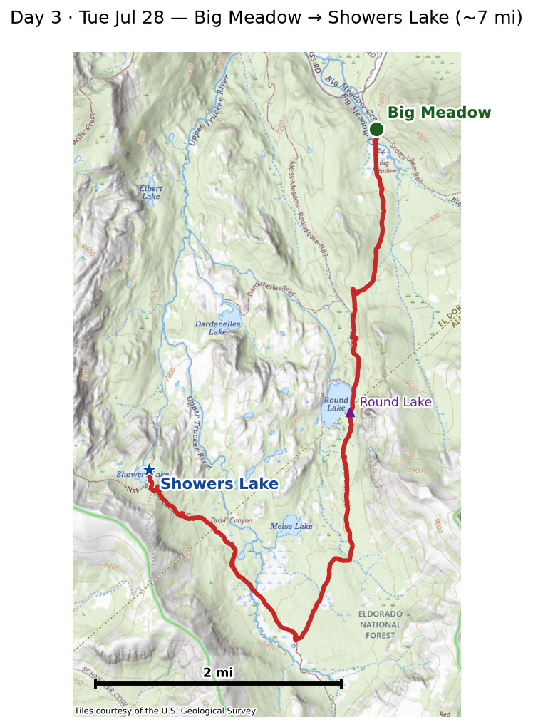Map of Day 3