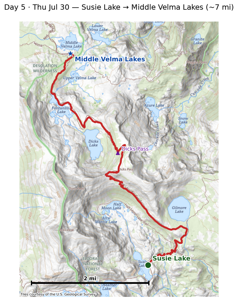 Map of Day 5