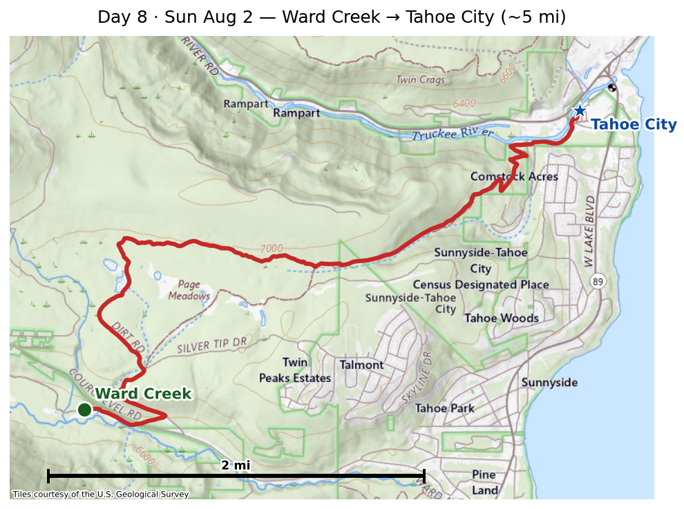 Map of Day 8